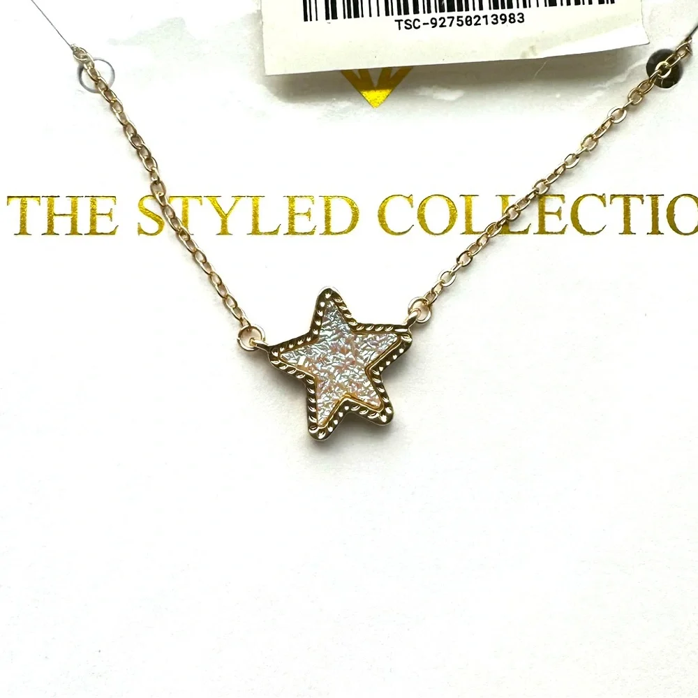 The Styled collection gold star necklace KRISTA + KOLLY HORTON: KOLLYNS PENDANT