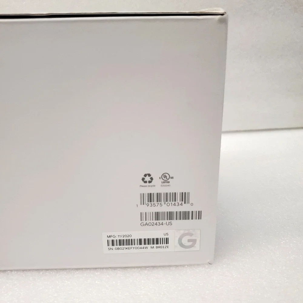 Google Wifi AC1200 Mesh Wi-Fi System 3 Pack Model GJ2CQ  Open Box