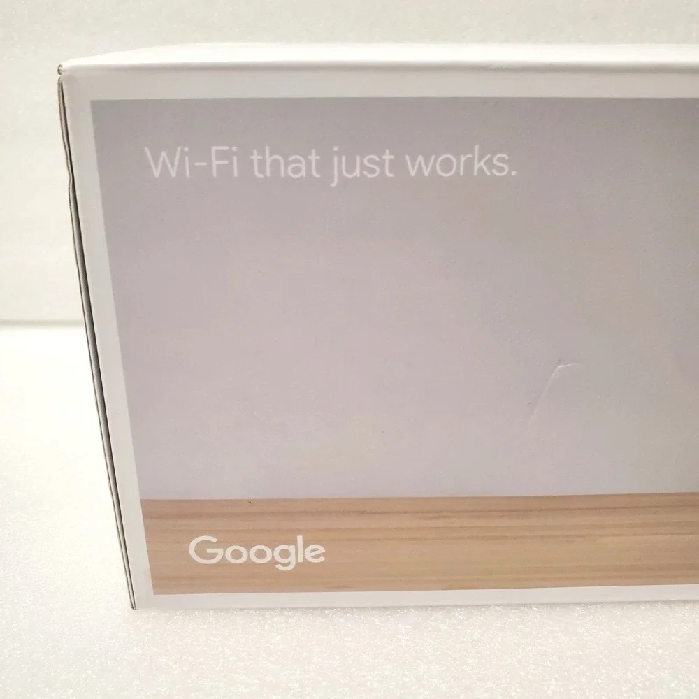 Google Wifi AC1200 Mesh Wi-Fi System 3 Pack Model GJ2CQ  Open Box