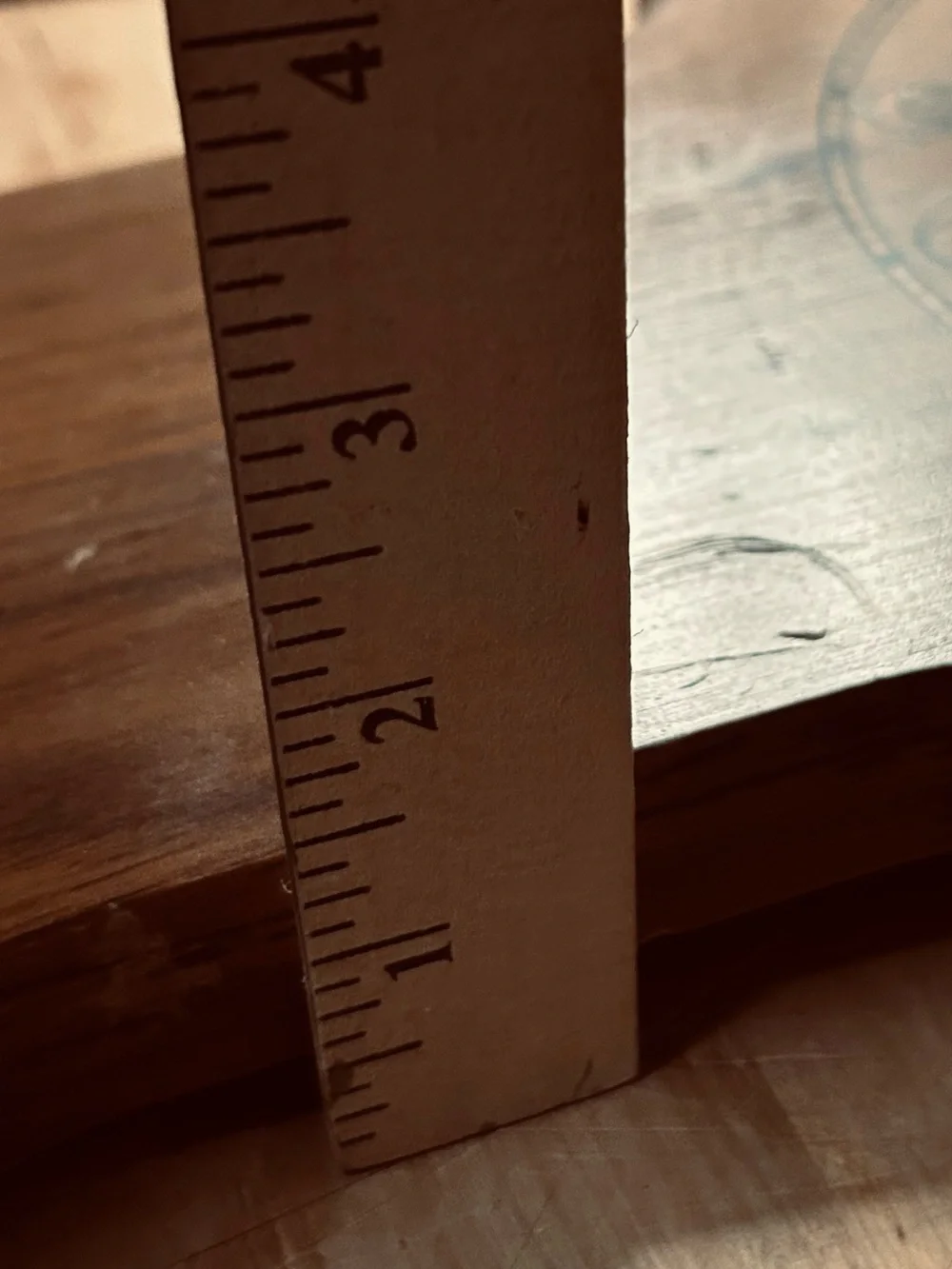Bulova wall clock features a unique wooden casing shaped like a stylized ship