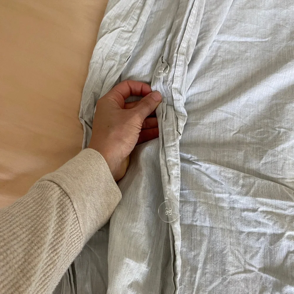 Pottery Barn 100% Organic Cotton Twin Duvet Cover
