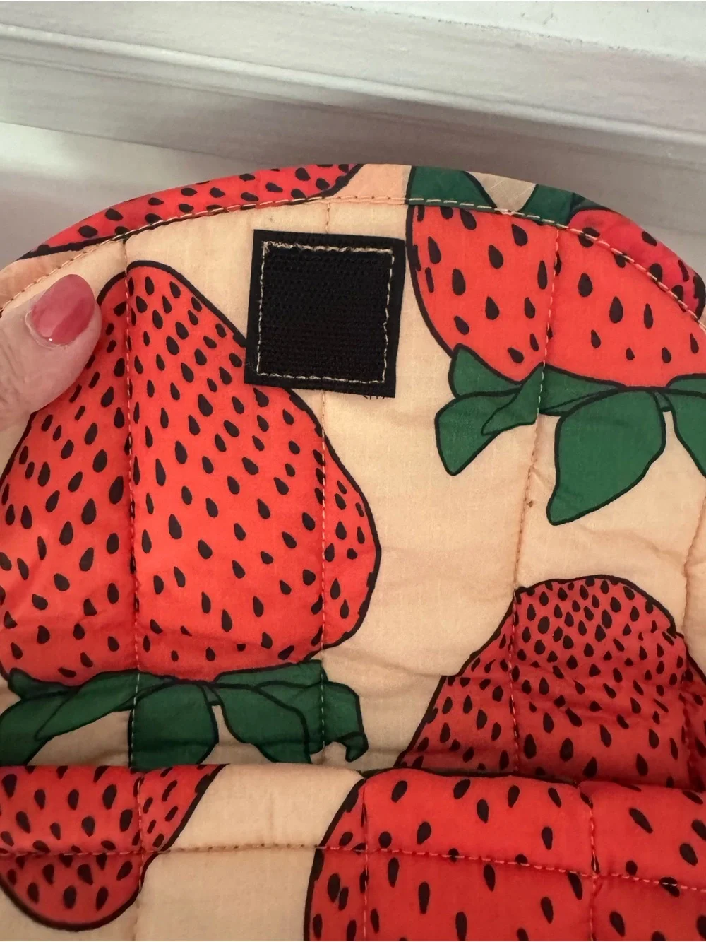 BAGGU quilted laptop