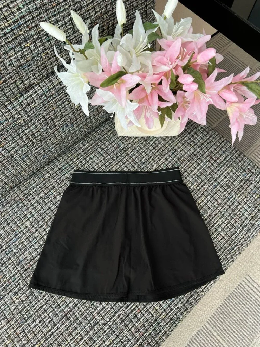 ALO Black Mini Skirt