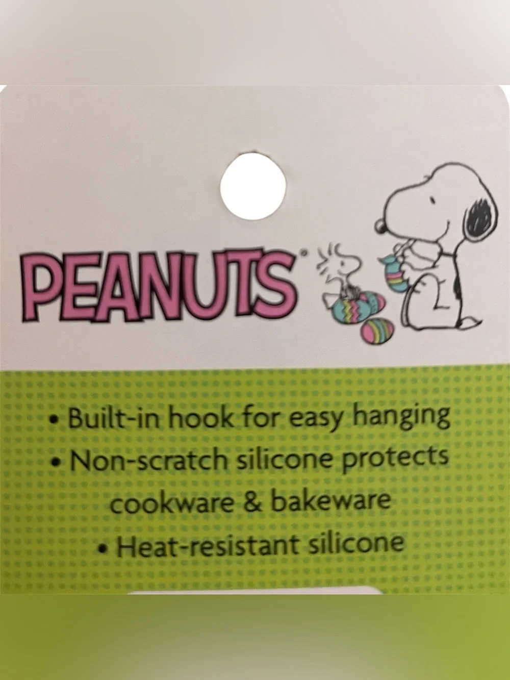 Peanuts Pink & Green Snoopy Baking Tool Set