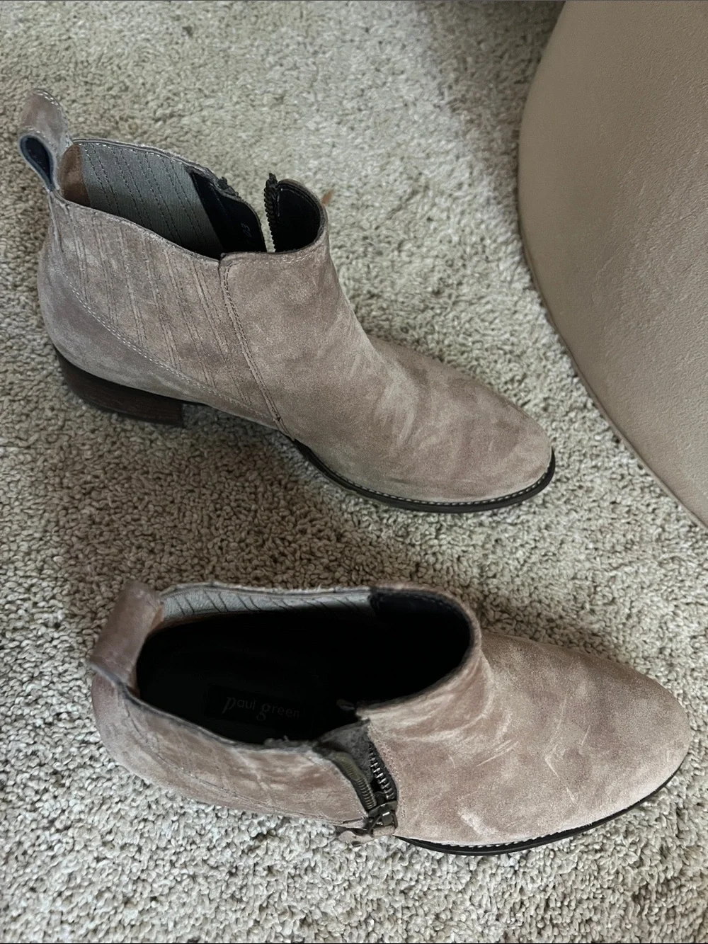 Paul Green Women’s Suede Chukka Boots - Taupe