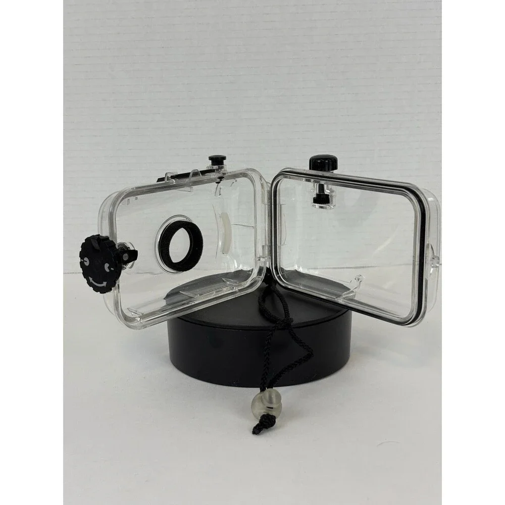 Vintage Snap Sights Optics Focus Free SS1004160 Underwater 35mm Camera Case EUC