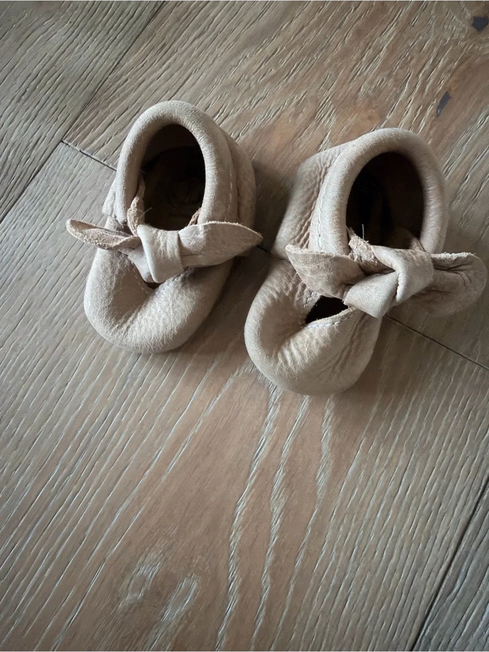 Freshly Picked - Knotted Bow Moccasins - Size 2