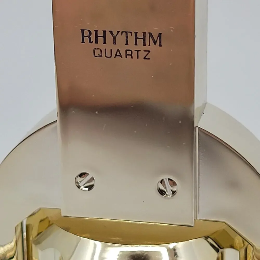 Rhythm Quartz Anniversary Dome Pendulum Mantel Clock. Made in Japan