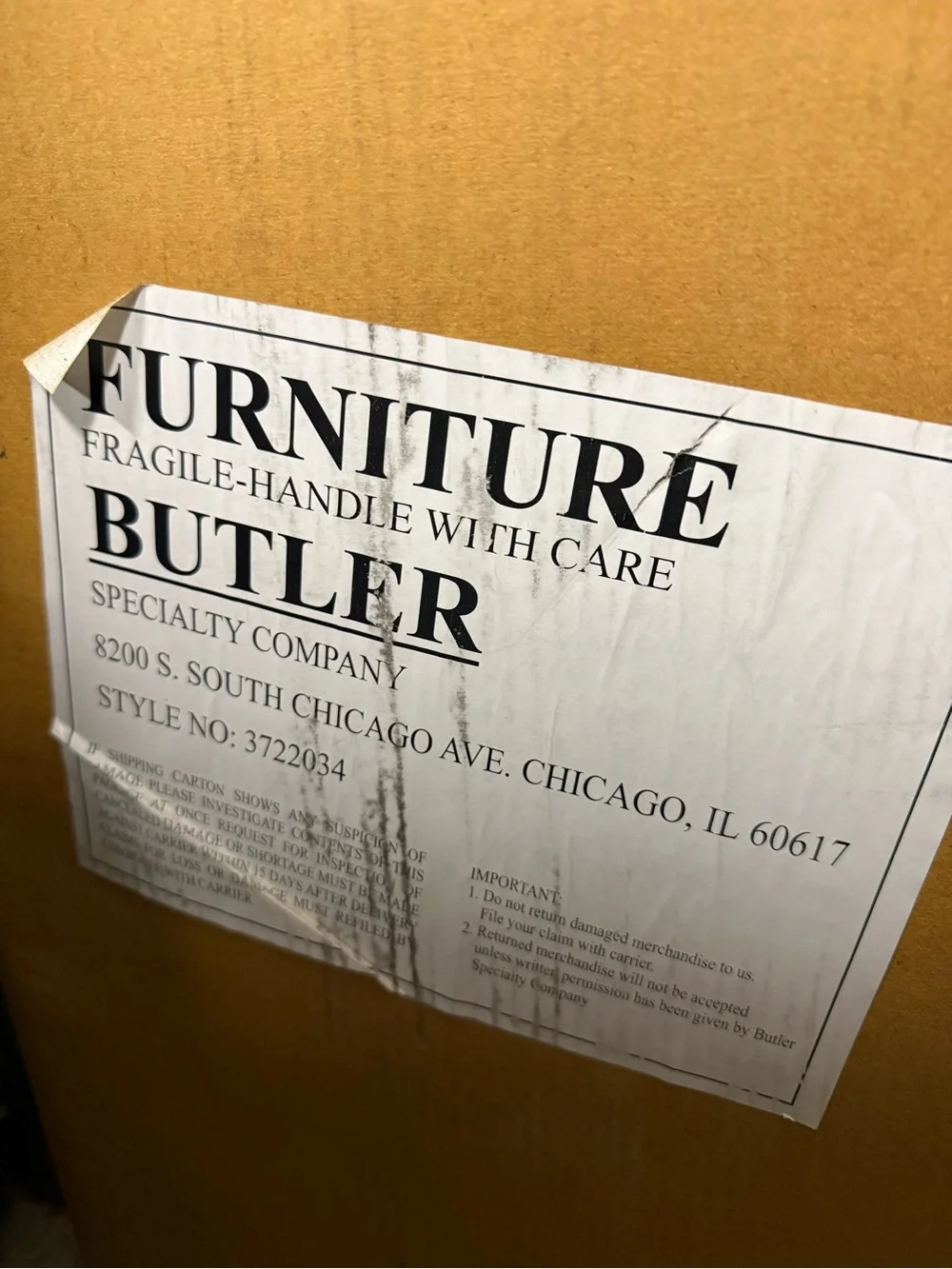 Butler comfortable black