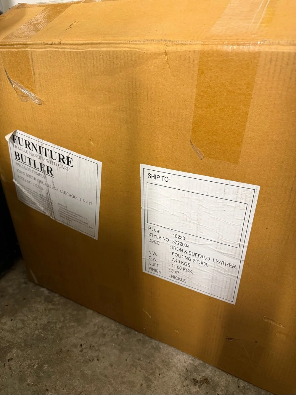 Butler comfortable black