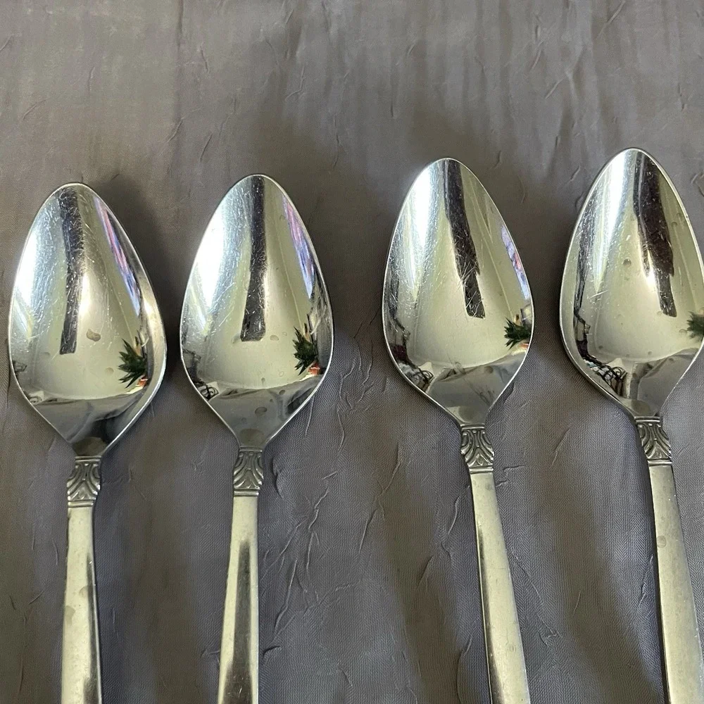 Vintage Erika 1883 F.B. ROGERS JAPAN Stainless ~ Set of 20 Service For 4 Antique