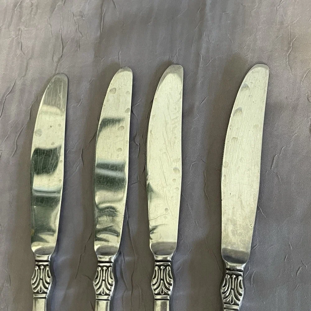 Vintage Erika 1883 F.B. ROGERS JAPAN Stainless ~ Set of 20 Service For 4 Antique