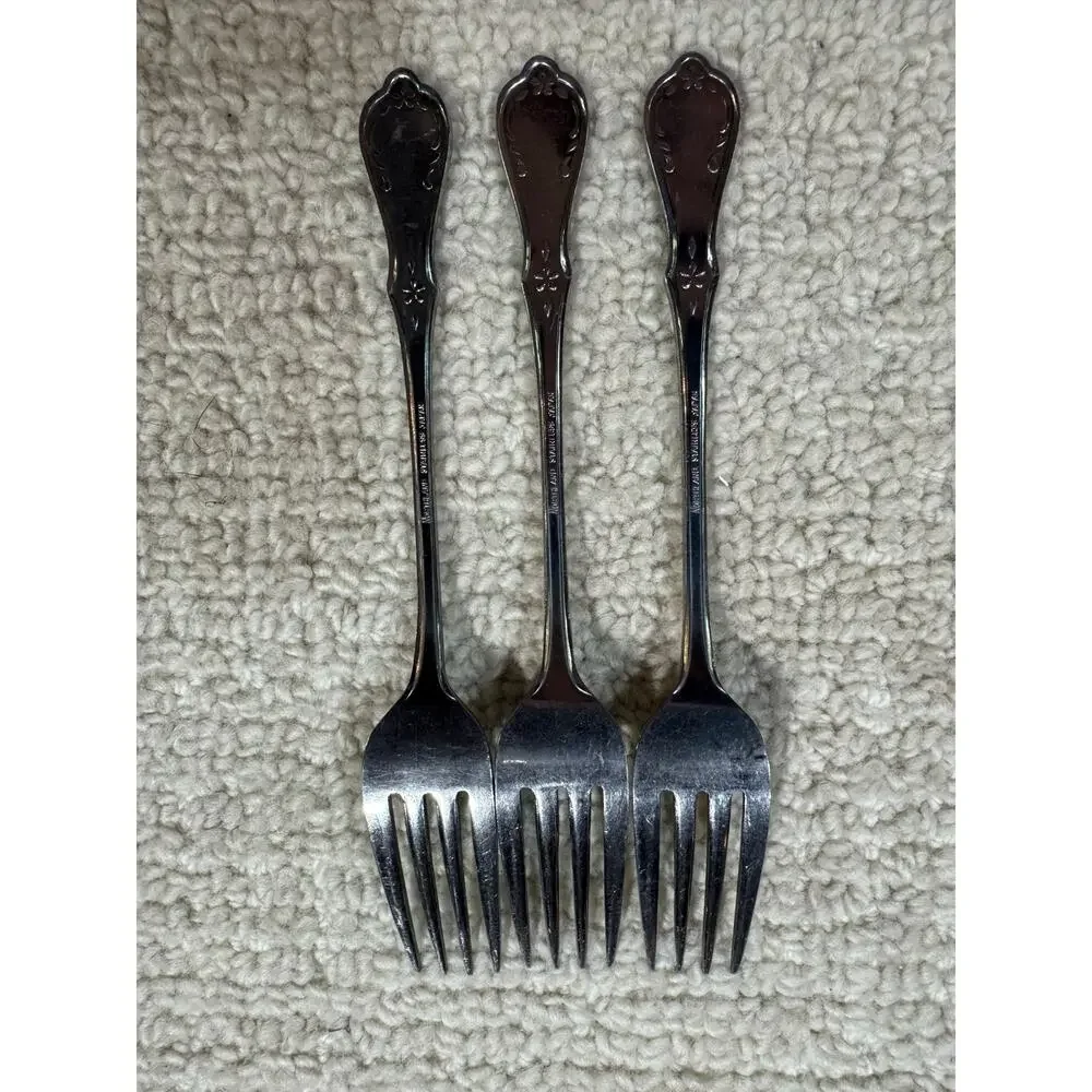 Northland Evening Star Dinner Forks Lot of 3