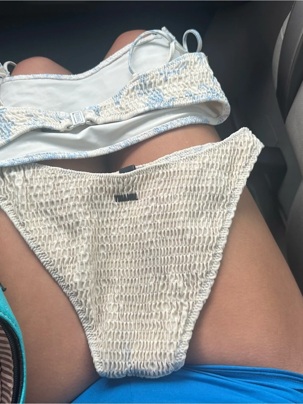triangl swimwear smocked bikini
