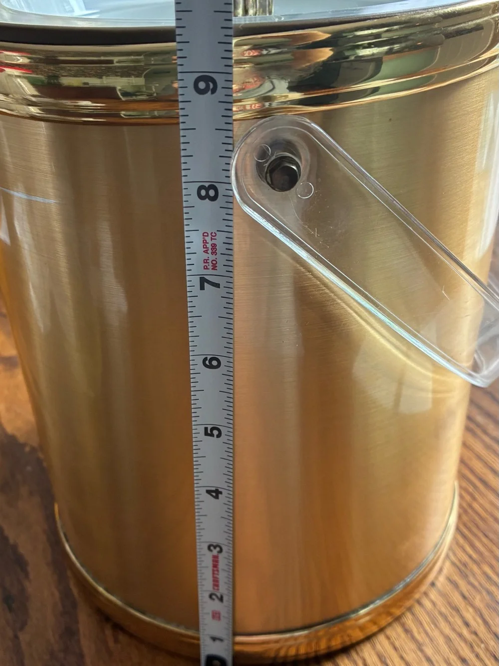 Georges Briard cracks lucite