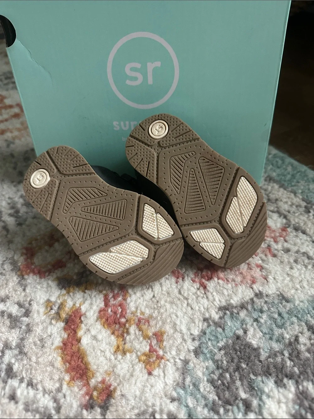 Infant Black and Brown Sneakers