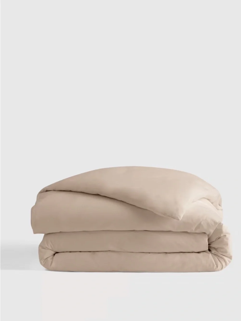 Quince Organic Cotton Duvet Cover Tan  Full/Queen NWOT