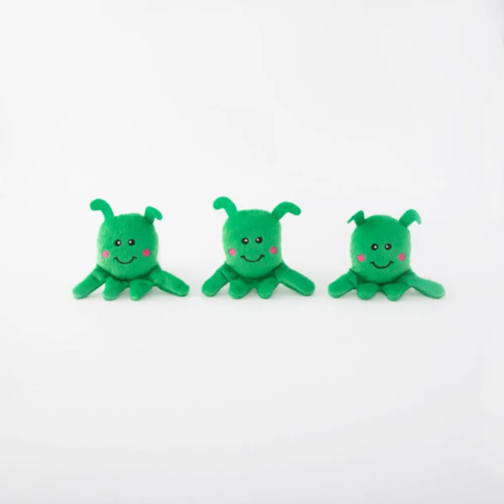 Zippy Paws Burrowing Alien Toy for Puppy or Smaller Dog