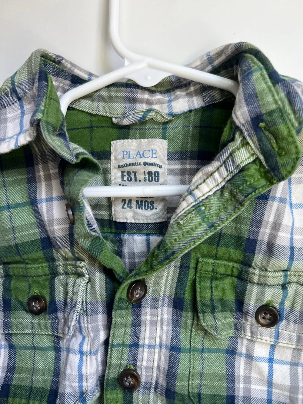 The Childrens Place classic plaid