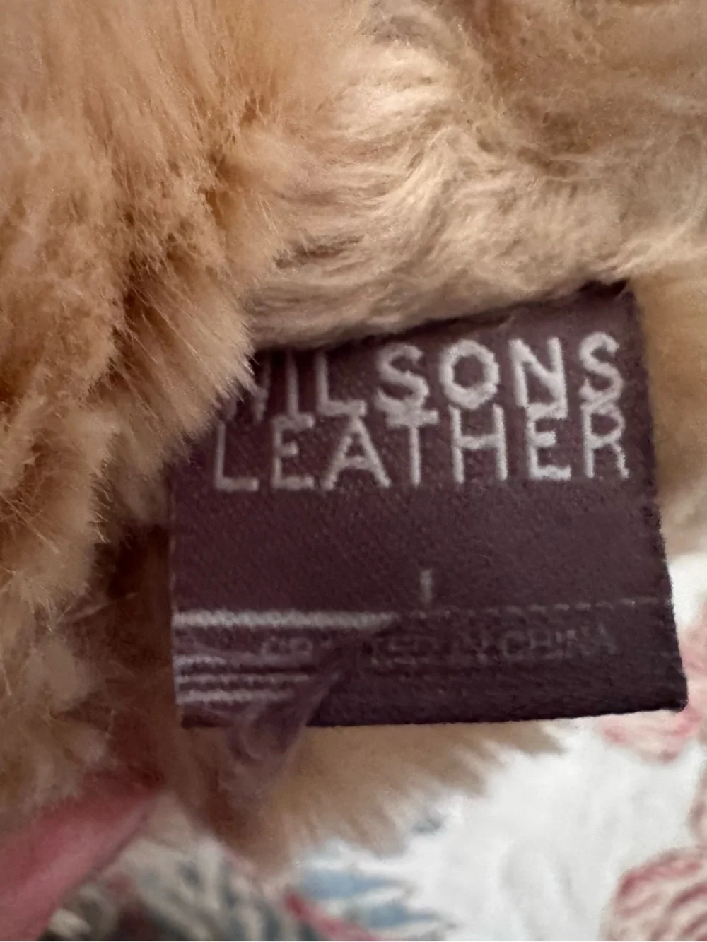 Wilson’s Leather Suede Faux Fur Fingerless Gloves