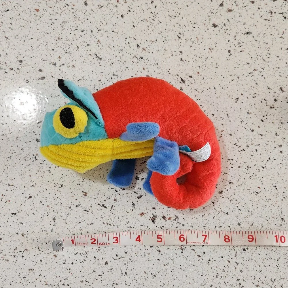 Bark Volana Iguana Madagascar Squeaky Crinkle Dog Toy sz M?