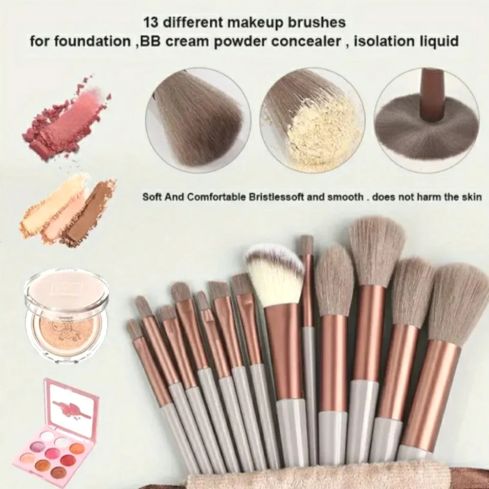NEW 13-Pc Professional Makeup Brush Set