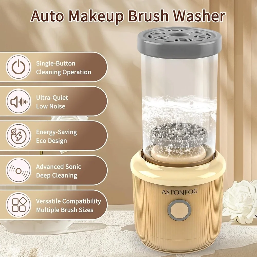Cordless Rechargeable Makeup Brush Cleaner