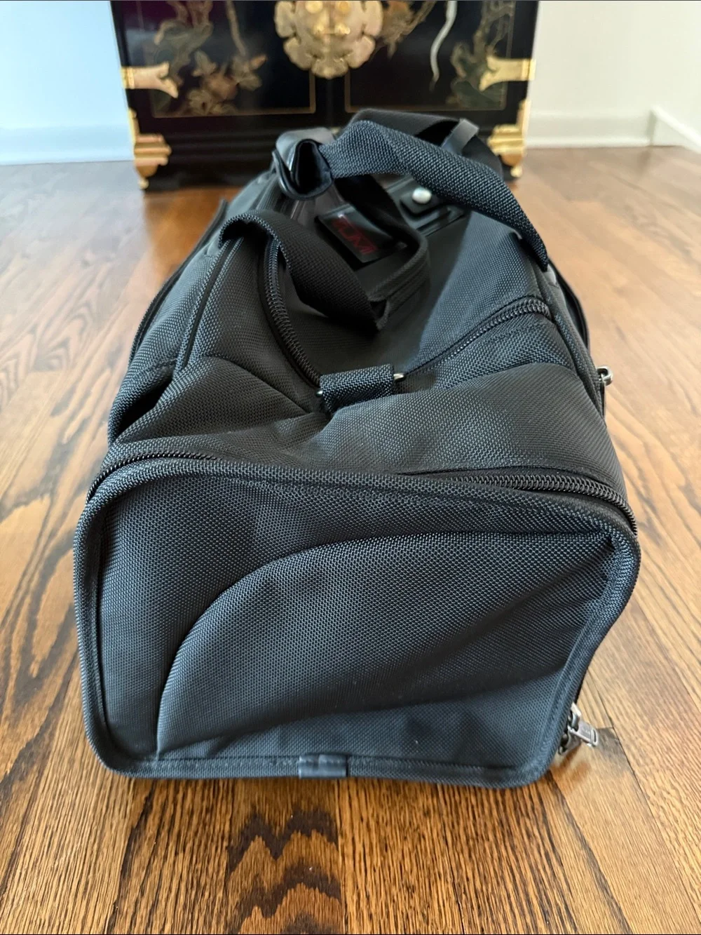 Tumi Black Men's Women’s Unisex  Duffel with Multiple Zip Pockets