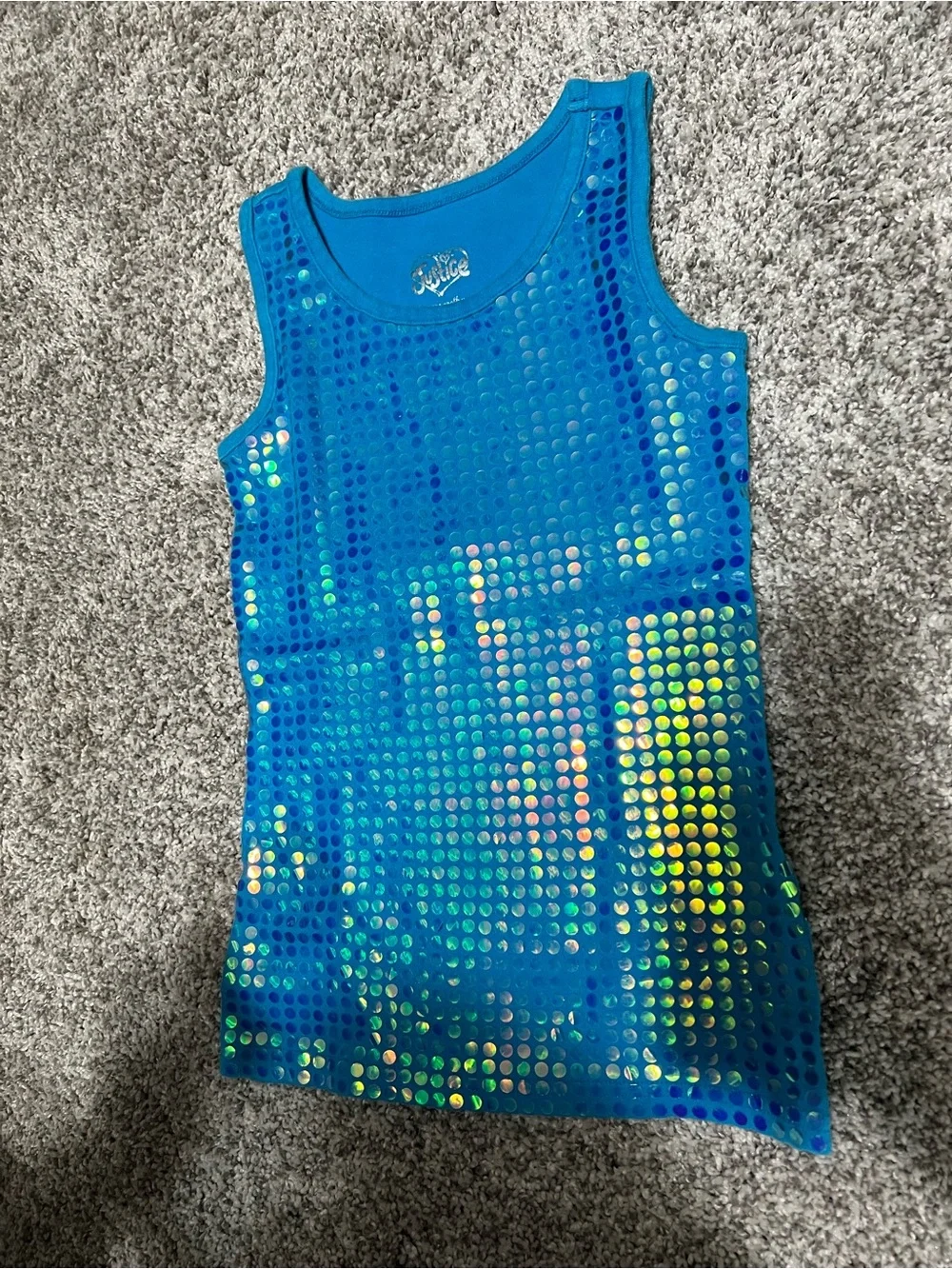 Justice sparkling blue