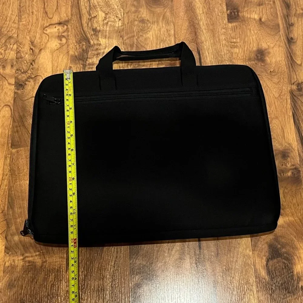 Black Laptop / Tablet Sleeve - Full Zipper with Handles