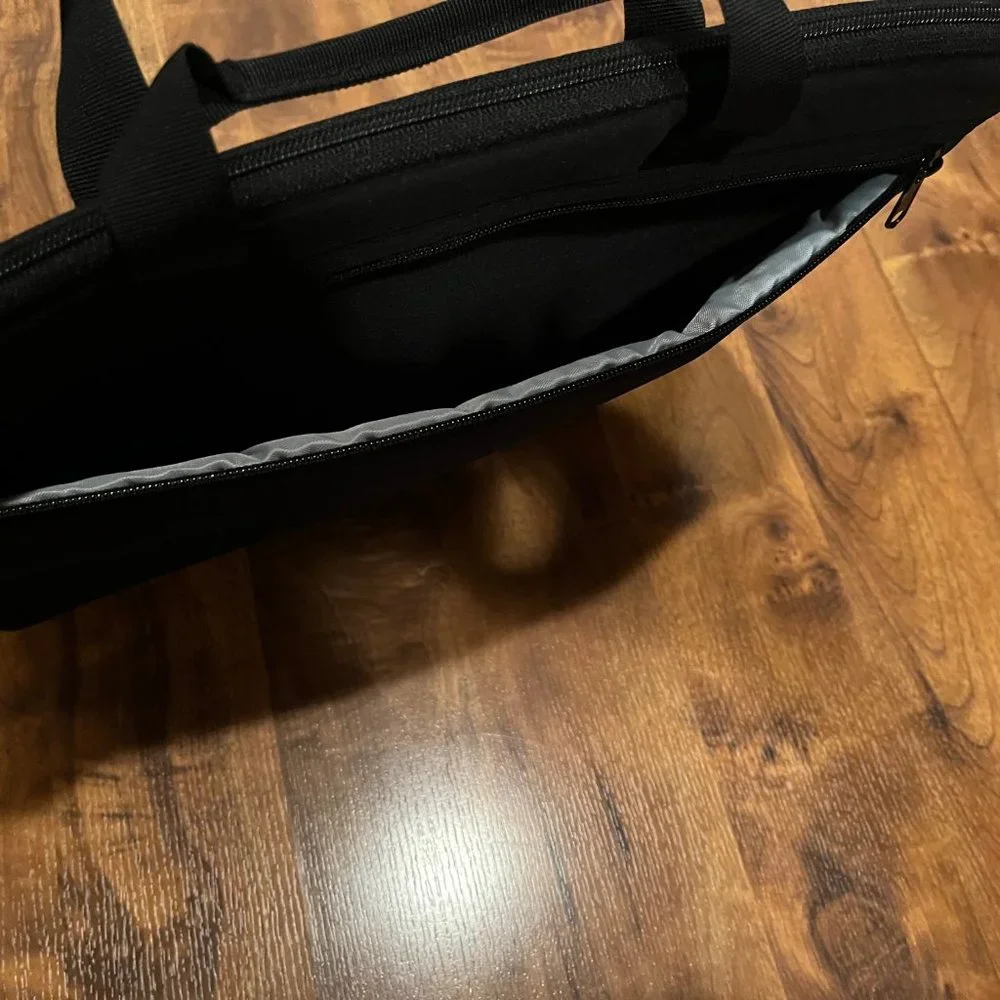 Black Laptop / Tablet Sleeve - Full Zipper with Handles
