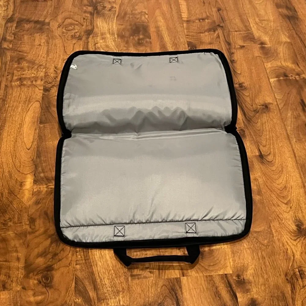 Black Laptop / Tablet Sleeve - Full Zipper with Handles