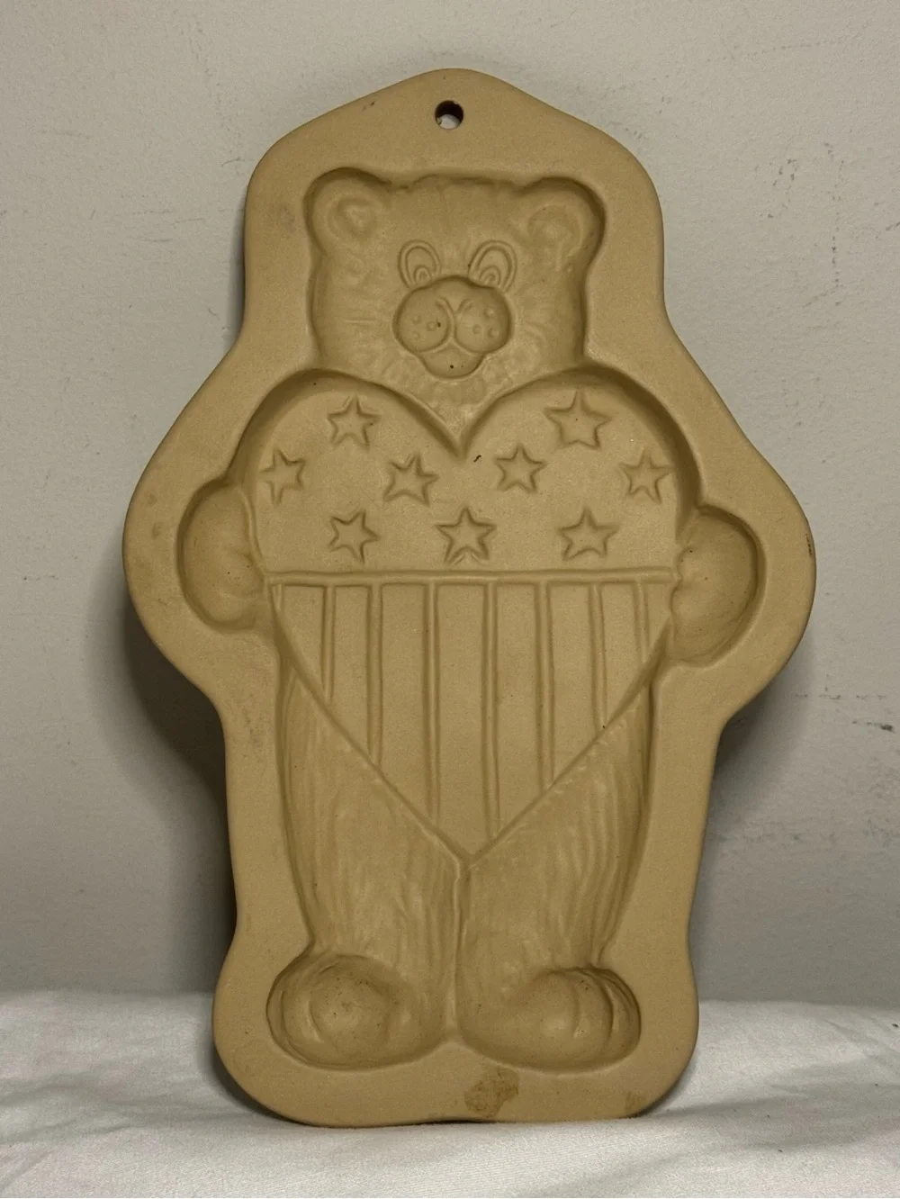 Vintage Cookie Press Brown Bag Cookie Art 1995 Hill Design Cookie Stamp