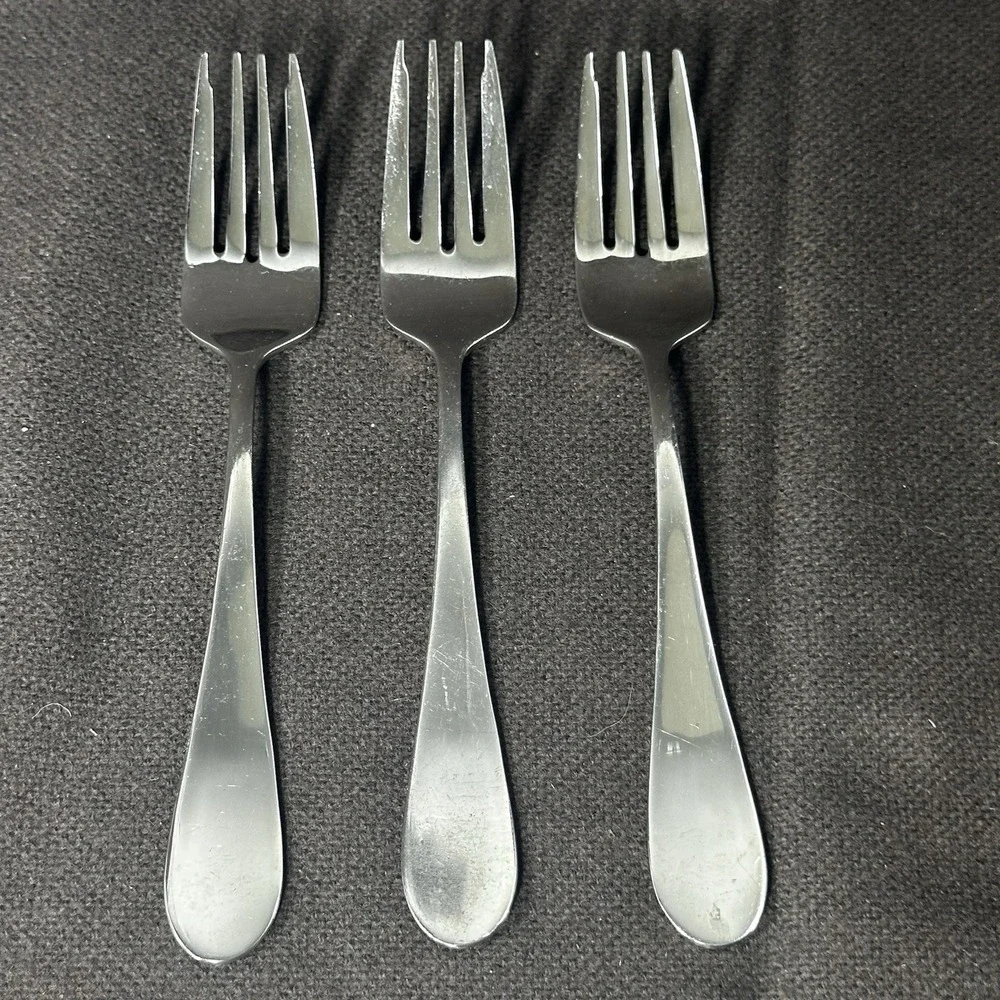 Towle‎ BOSTON ANTIQUE 18-10 Stainless Salad Fork (China) Set Of 3