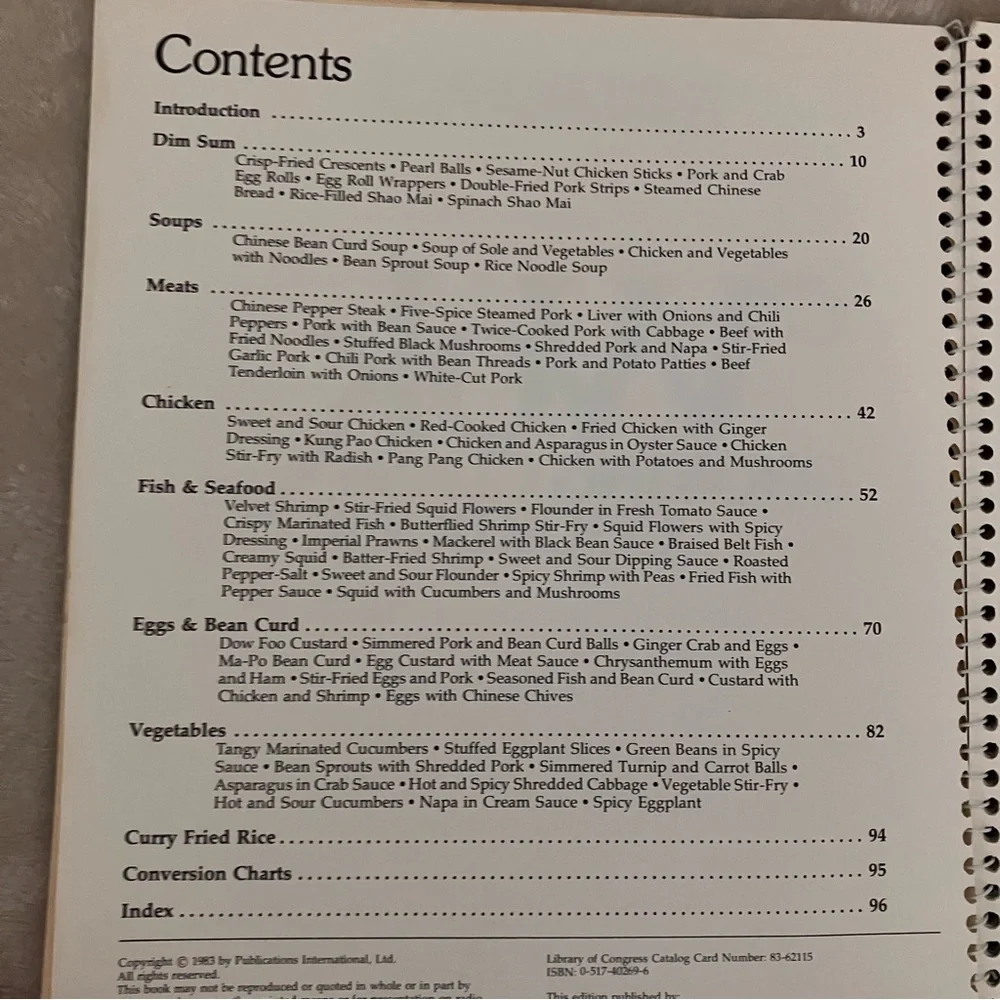 Wok Cooking Class Cookbook Consumer Guide Recipe Book 1983 Ring‑Bound