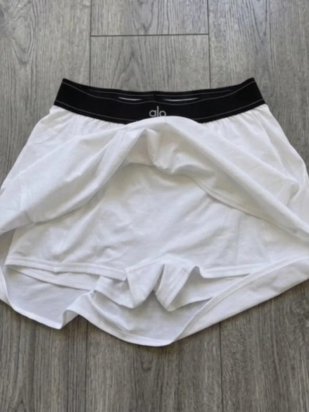 ALO White Mini Skirt