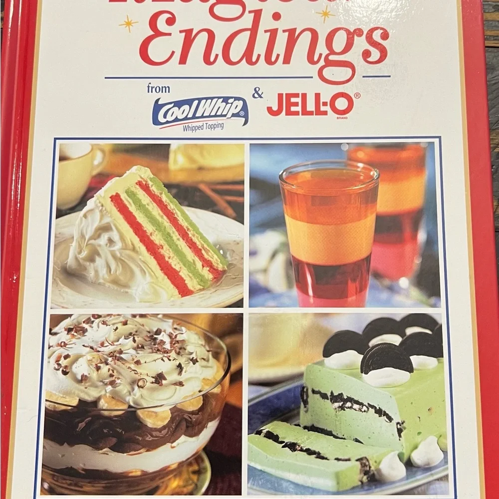 Magical Endings Jell-O Cool Whip Collaboration Cool Book 2002 Desserts Diet‎