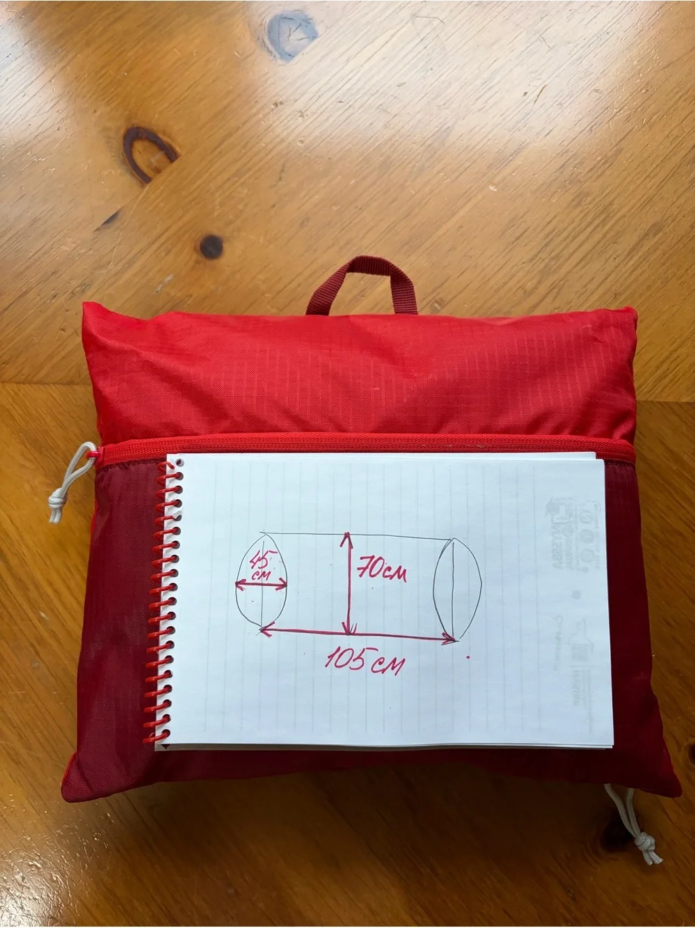 Outdoor Products 96L Deluxe Duffel Daypack - Red L