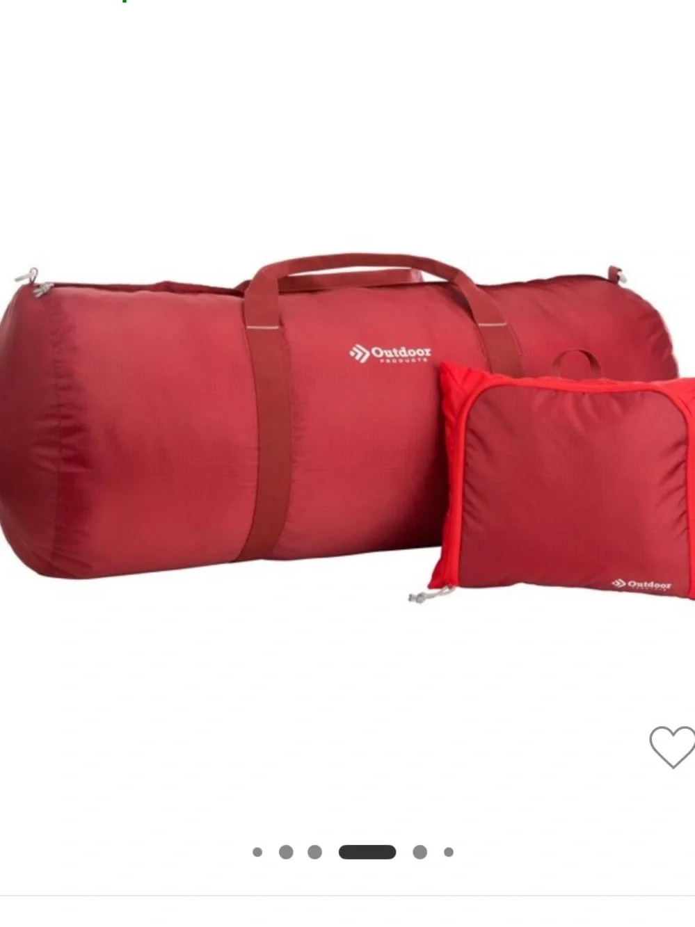 Outdoor Products 96L Deluxe Duffel Daypack - Red L