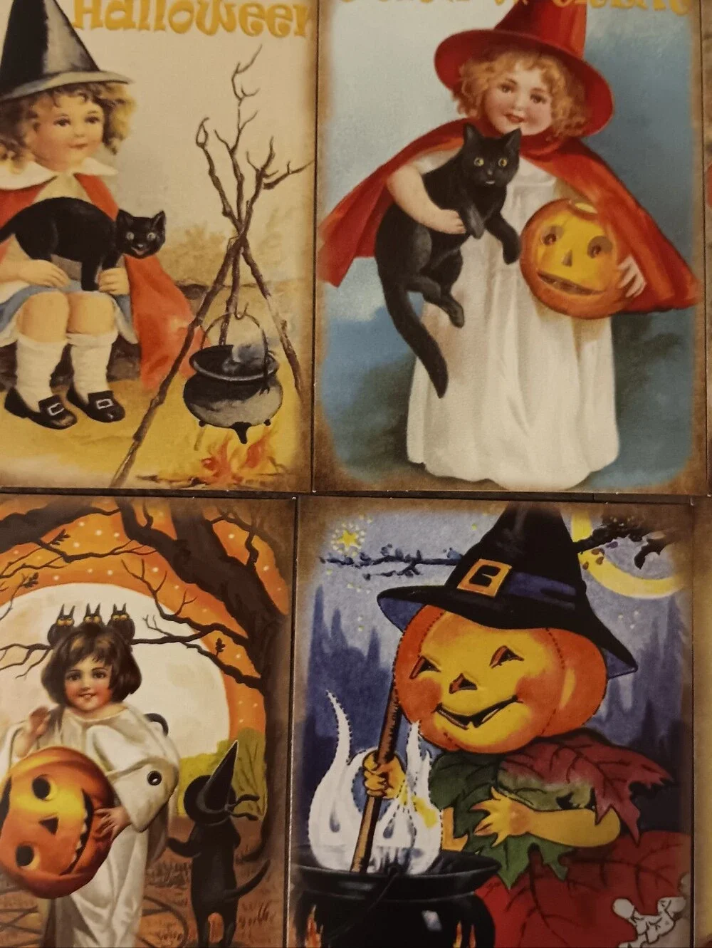 N/A halloween postcard