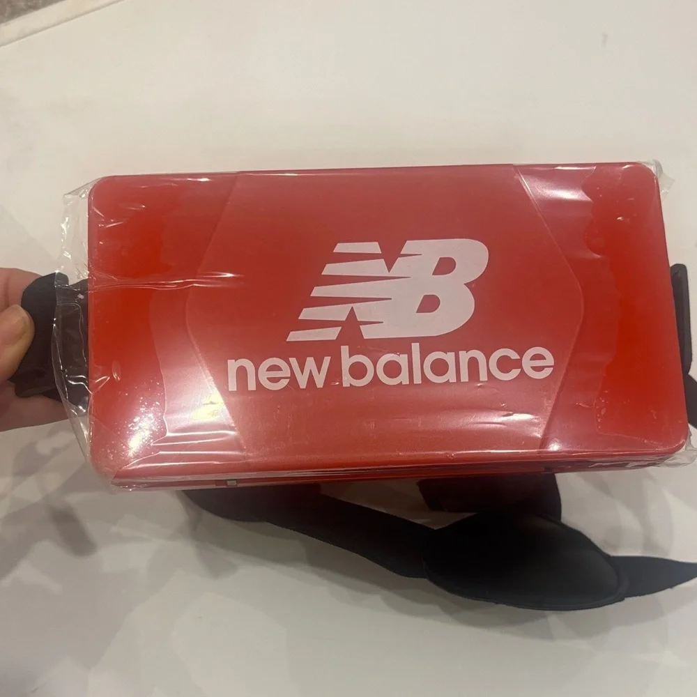 New Balance sleek red