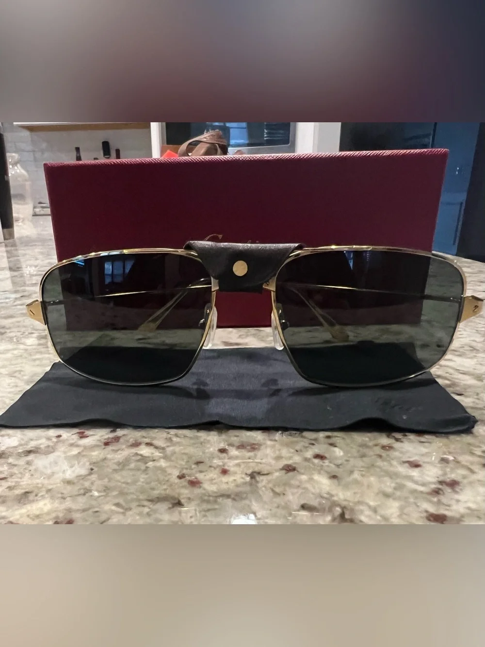 Cartier- Santos Aviator Sunglasses