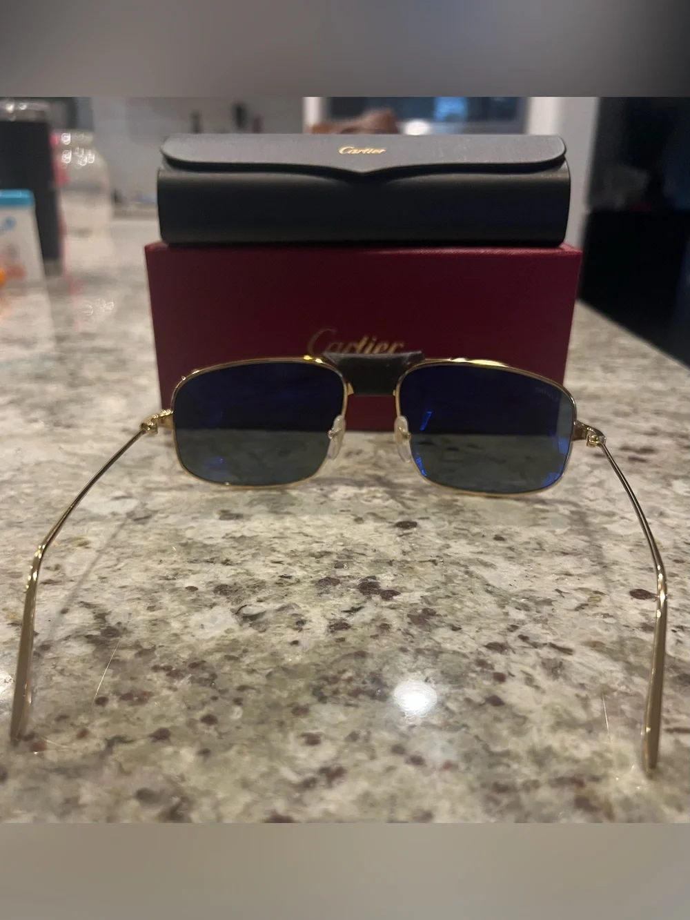 Cartier- Santos Aviator Sunglasses