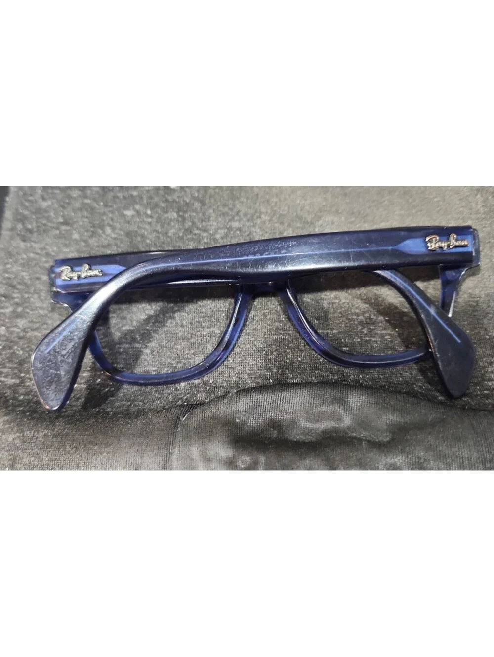 Ray Ban RB0880S 8053 No Lenses Blue Sunglasses Frame 49-19 145 Loose Rivit READ