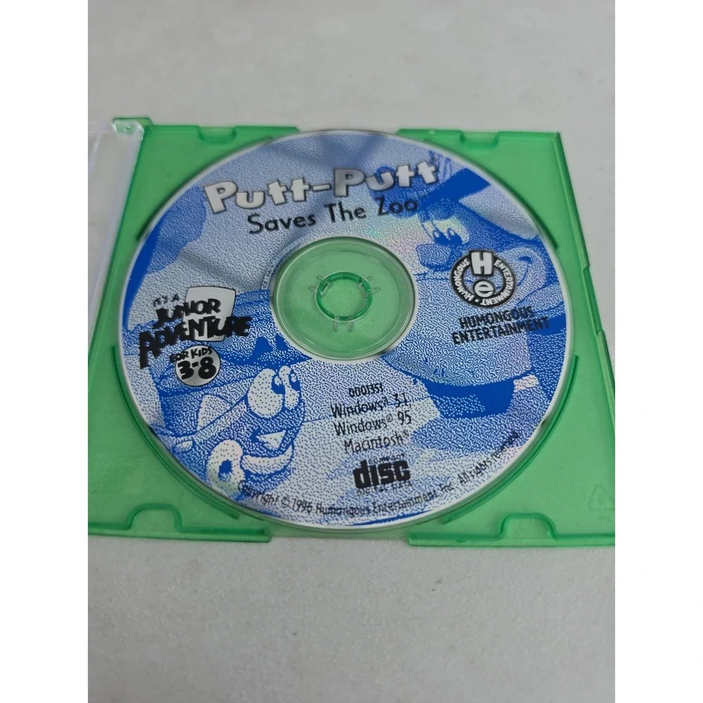 Putt Putt Saves The Zoo Cd Rom Disk Only