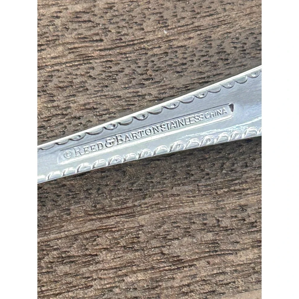 Reed & Barton Englefield Salad Forks Set Of 4 Stainless Glossy