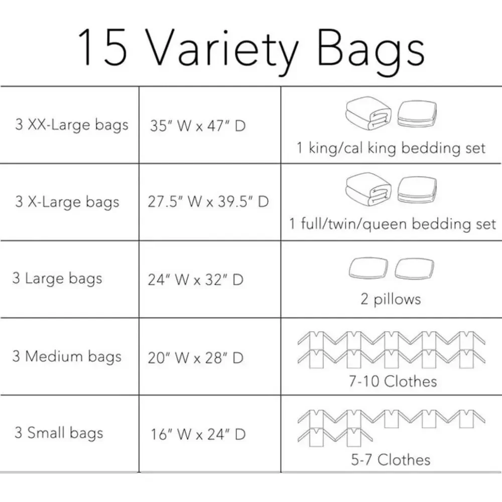 SpaceAid 15 pack