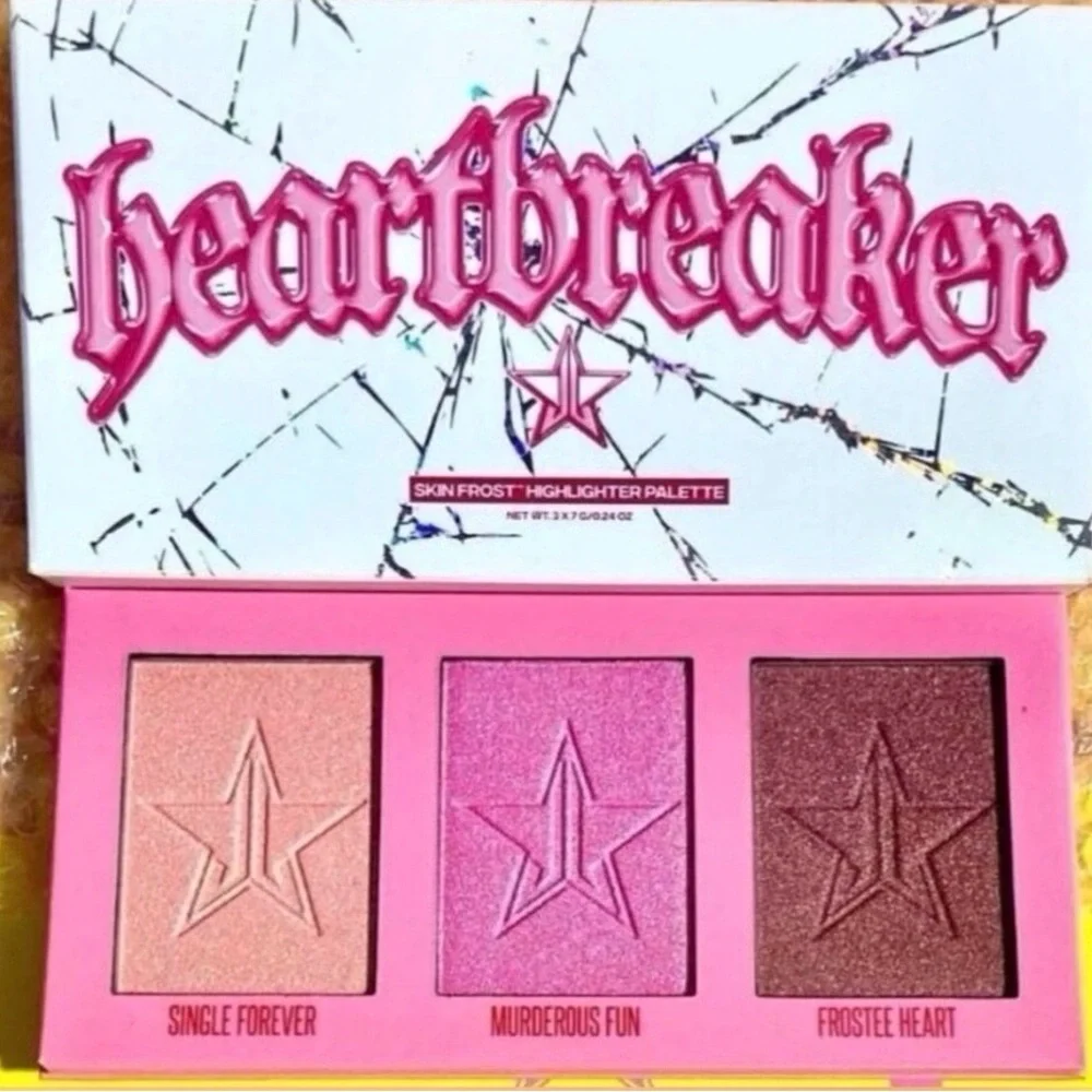 💔 Jeffree Star Cosmetics “Heartbreaker” Skin‎ Frost Highlighter Palette 💔