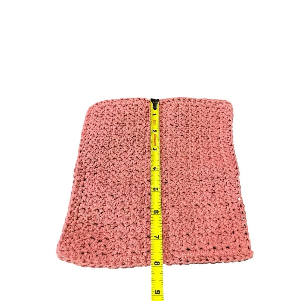 NEW crochet dish washing set 1 cotton wash cloth 1 dish scrubby‎ handmade