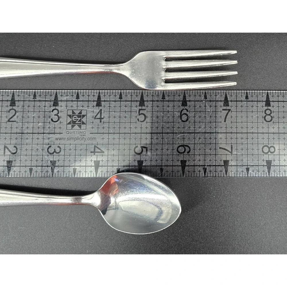 Set of 6 Oneida PROFILE Teaspoons‎ Dinner Forks Spoons 6